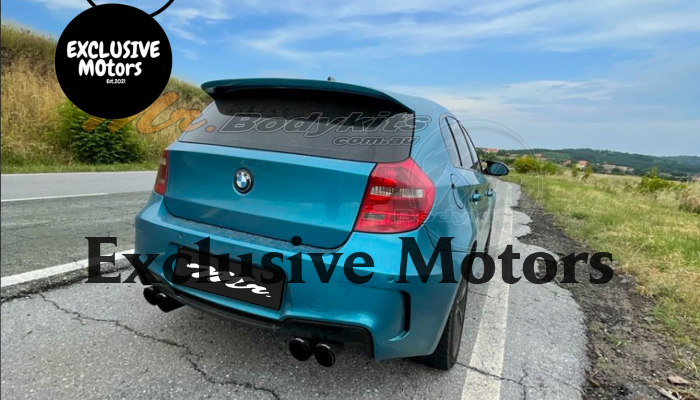M1  Rear Bumper wPainted Diffuser for BMW 1 Series E87 Hatch 2004-2011