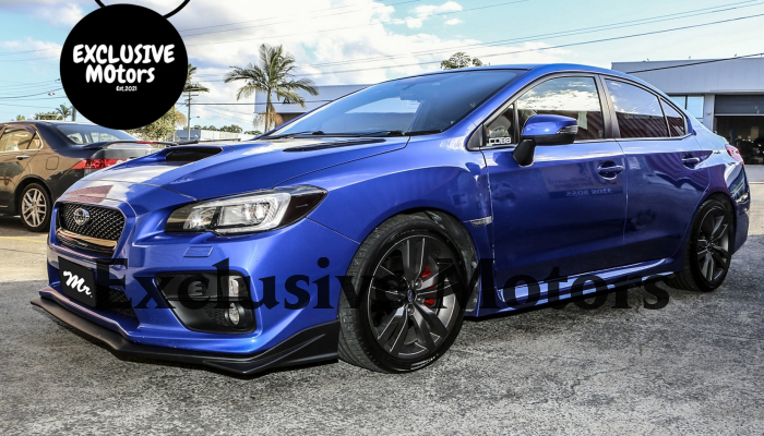 S208 STi  Front Lip Splitter for Subaru WRX VA Sedan 2014-2017
