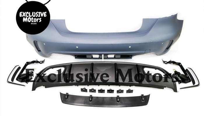 Rear Bumper wCanards/Lip for Mercedes A Class W176 AMG A45 2012-2018