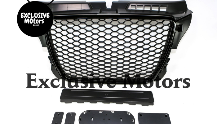 RS3  Honeycomb Grille for Audi A3/S3 8P 2009-2012 Black