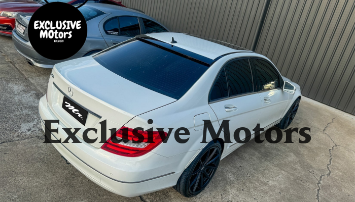 AMG  Rear Roof Spoiler Black for Mercedes C-Class W204 Sedan 2007-2014