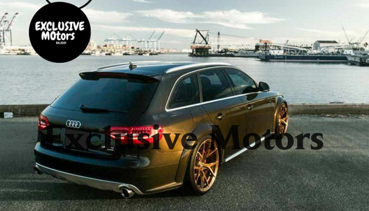 Black Roof Spoiler for Audi A4 B8 Allroad 2008-2015