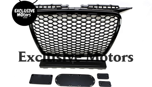 RS3  Honeycomb Grille for Audi A3 8P 2005-2008 Black