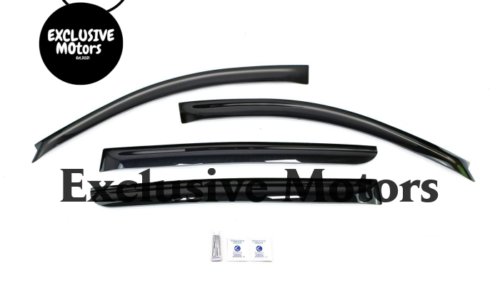 Weathershield Window Visor Set for Mitsubishi Triton Dual-Cab MN ML 2006-2015