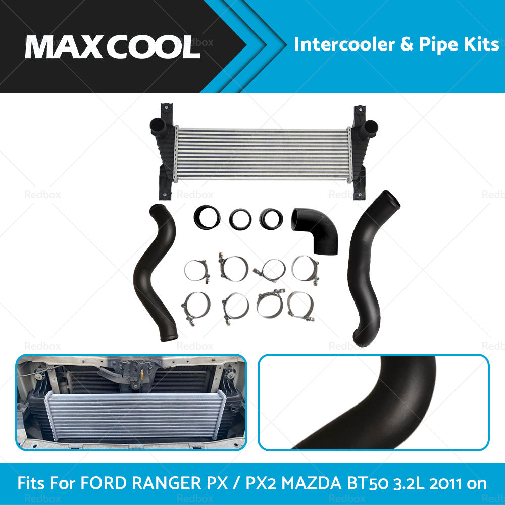 Front Mount Intercooler Kit 3.2L Turbo for Ford Ranger PX PX2 Mazda BT50 2011-2019