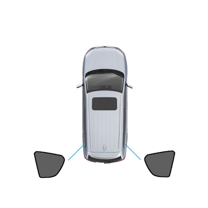 Window Sunshade Magnetic Nylon Suitable For Toyota RAV4 2005-2012-3