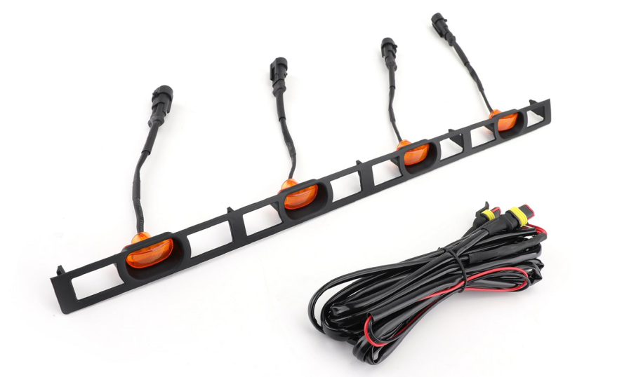 Front Bumper Hood Grille with LED Lights for Toyota Tacoma 4X (2012-2015)