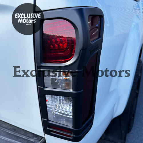 Matte Black Taillight Covers for ISUZU D-MAX (2012-2020)