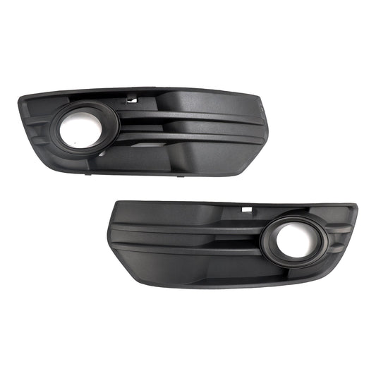 2PCS Front Bumper Grill Fog Light Covers for Audi Q5 (2009-2012)