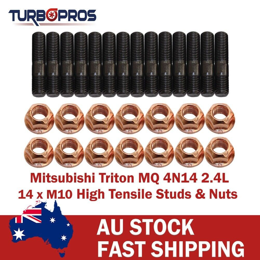 High Tensile Manifold&Turbo Charger Stud Kit for Mitsubishi Triton MQ 4N14 2.4L