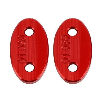 ALU mirror delete blanking block off plates fits Kawasaki ZX-6R ZX6R 2003-2004