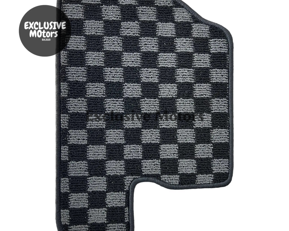 NISSAN SILVIA S13 / S14 / S15 / 200SX / 240 SX CHECKER FLOOR MATS - Tokyo Tom's