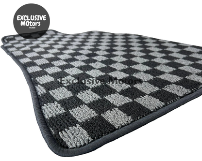 NISSAN SILVIA S13 / S14 / S15 / 200SX / 240 SX CHECKER FLOOR MATS - Tokyo Tom's