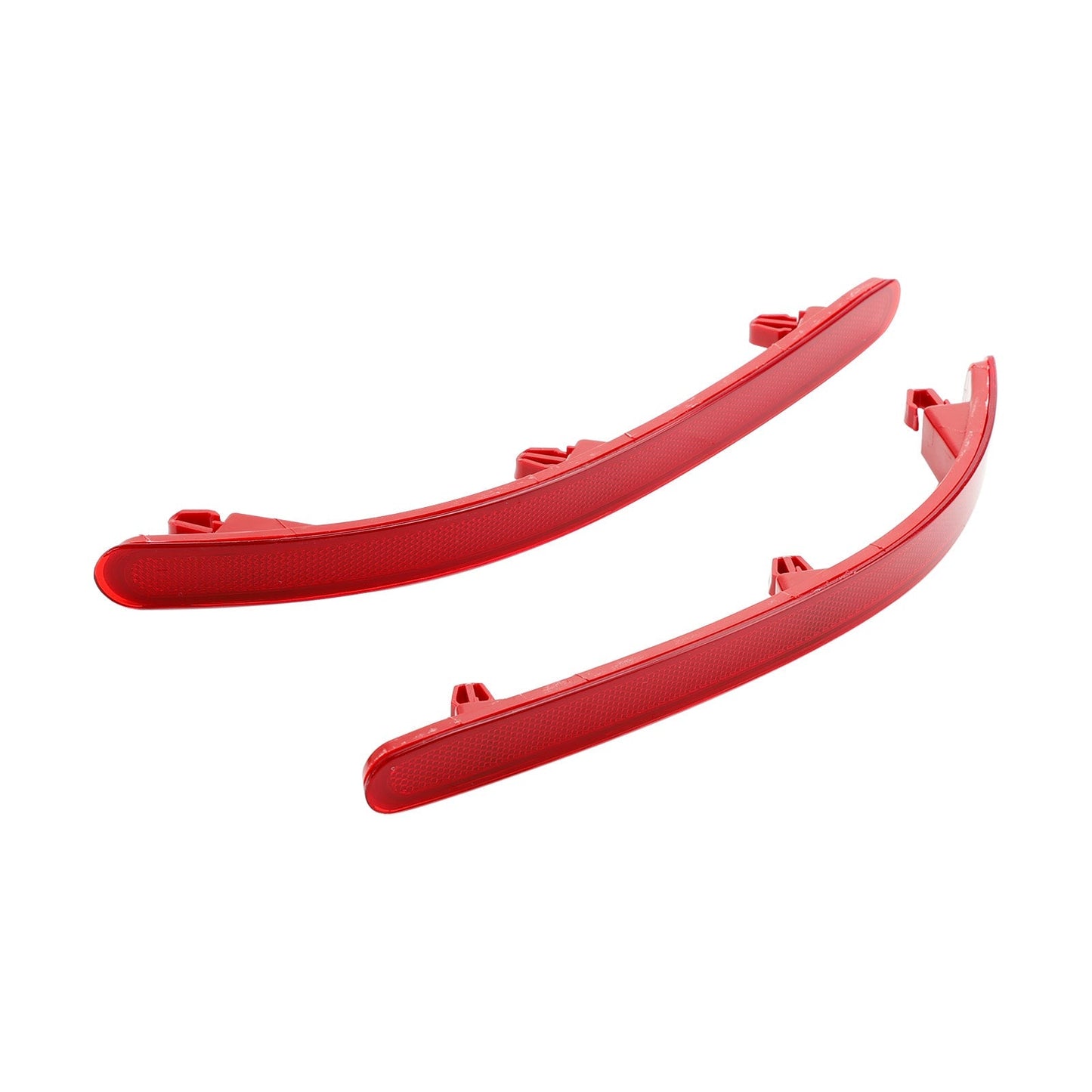 Rear Bumper Reflector Pair for VW Touareg (2002-2010) Red Lens