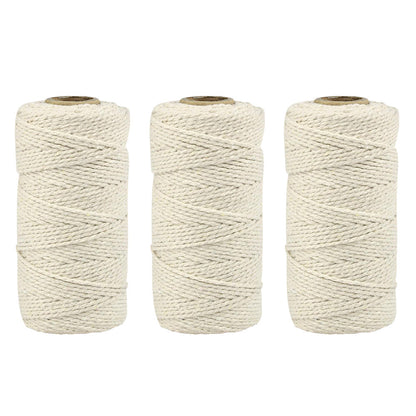 Cotton Twine Natural Jute Twine Packing Twines Bakers Twine Gift Wrapping Crafts-6