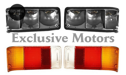 Ford Escort MK2 Tail light lense and backing new reproduction each 25-19-98-7/8