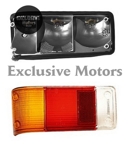 Ford Escort MK2 Tail light lense and backing new reproduction each 25-19-98-7/8