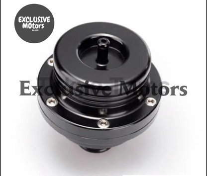 25Mm Turbo Blow Off Valve, Dual Piston With Blanking Plug - Universal - Black - Tokyo Tom's
