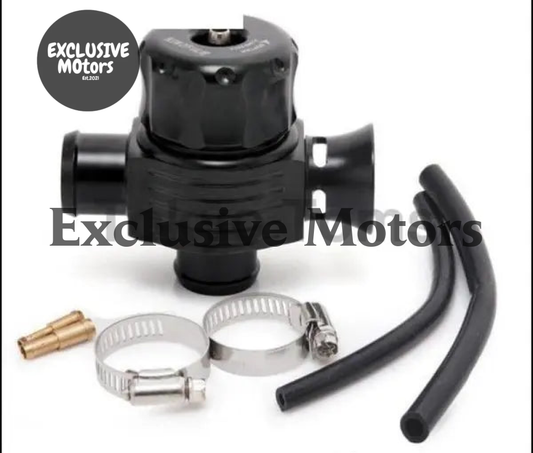 25Mm Universal Dual Port Blow Off Valve (Black) Diverter Valve Dump Valve - Tokyo Tom's