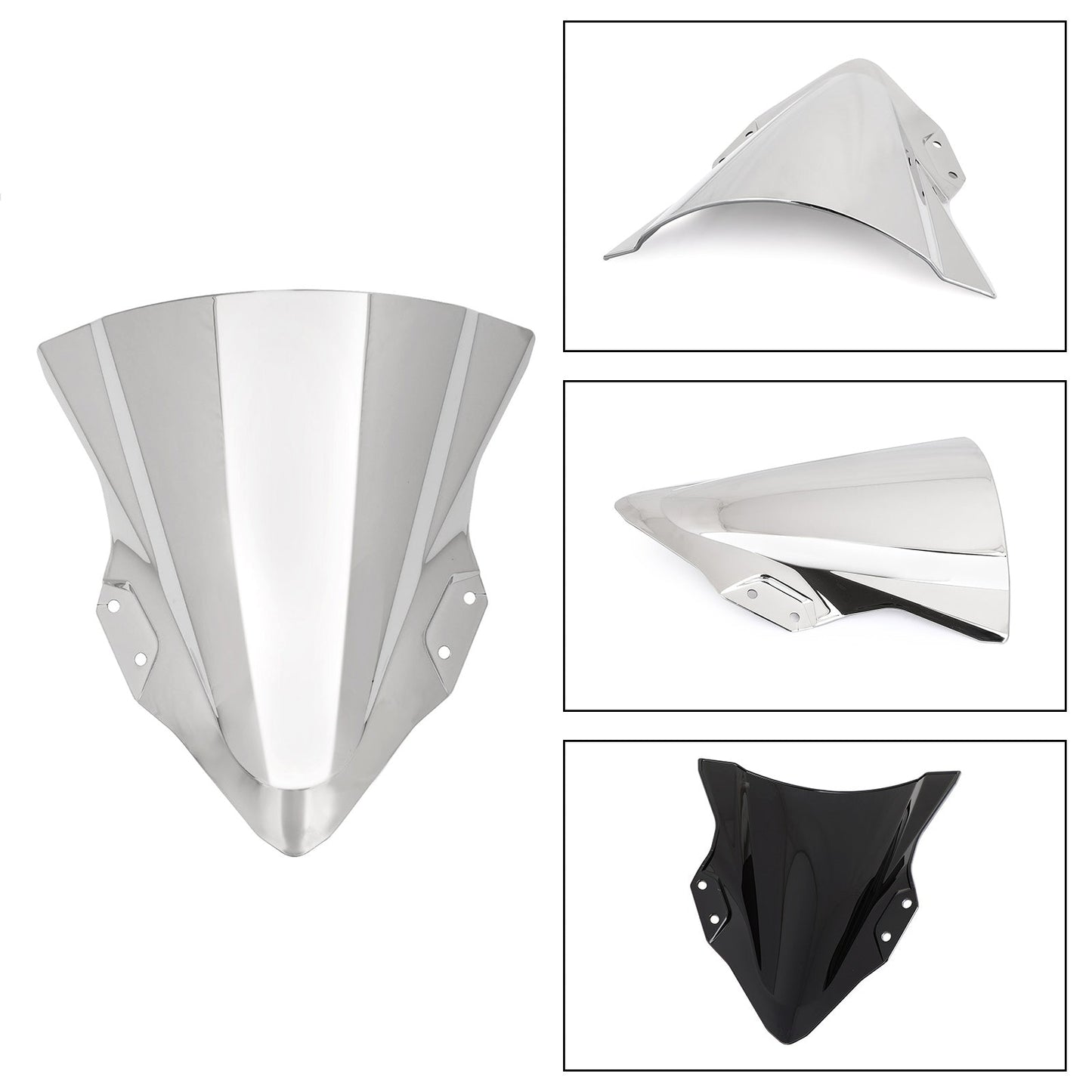ABS Plastic Motorcycle Windshield Windscreen For Kawasaki 2018-2022 Ninja 400 Generic