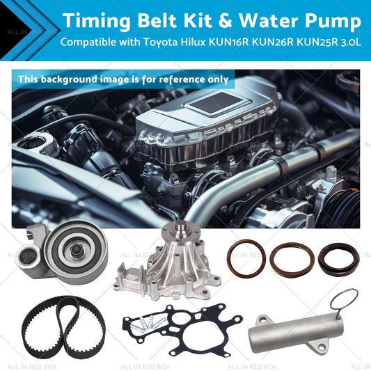 Timing Belt Kit & Water Pump 3.0L for Toyota Hilux KUN16R/KUN26R 2005-2017