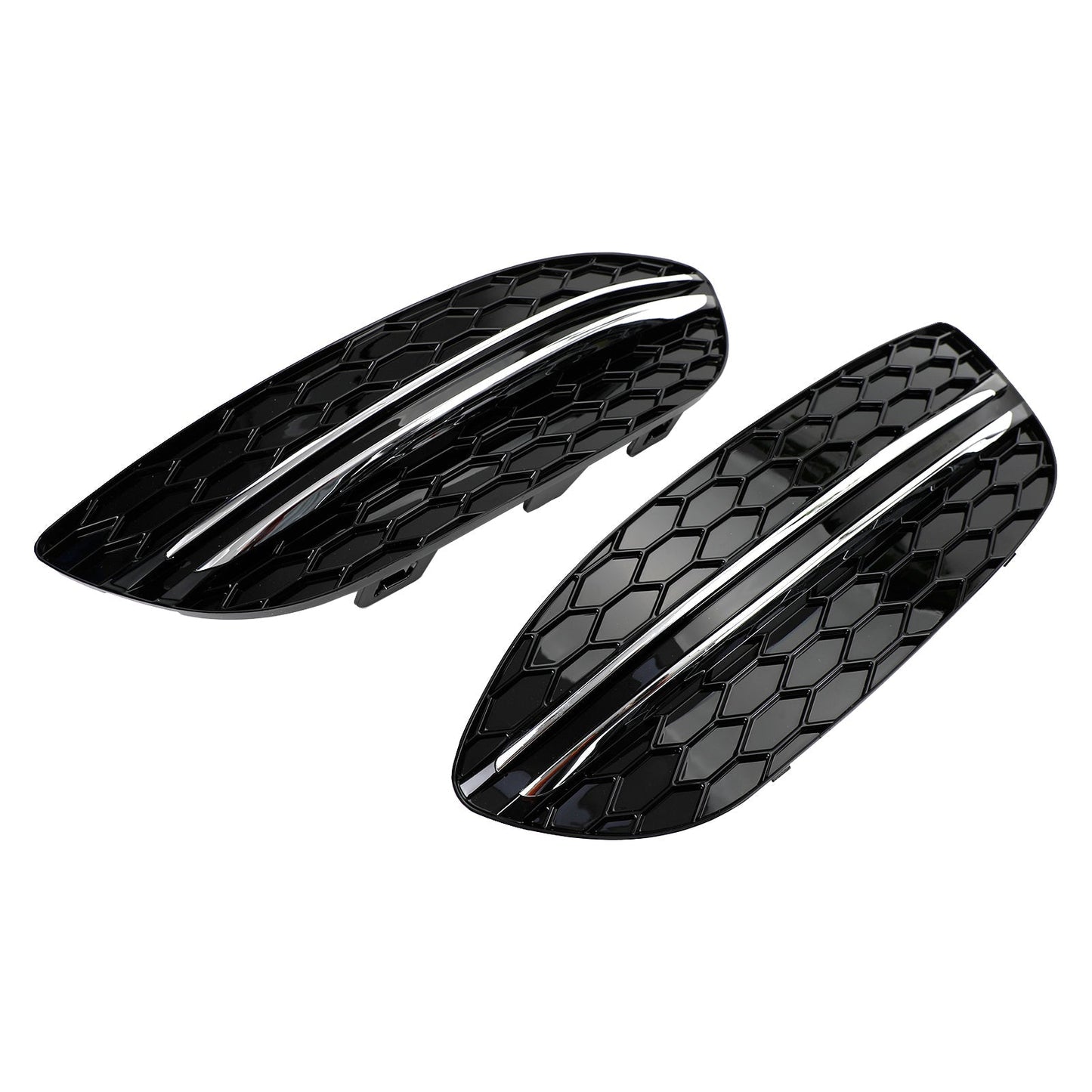 Honeycomb Fog Light Cover for Mercedes C-Class W205 (2015-2018)
