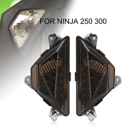 Kawasaki NINJA 250 300 2013-2016 Motorcycle LED Front Turn Signal Light Lamp