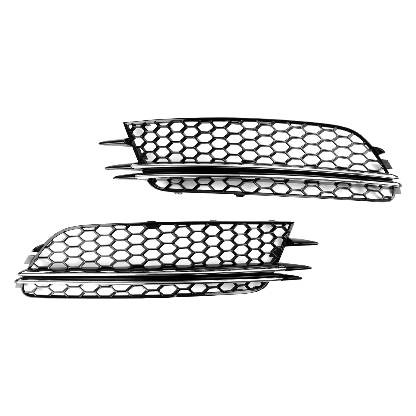 Front Fog Light Cover Bezel Grille for Audi A6 4G C7 (2012-2015)