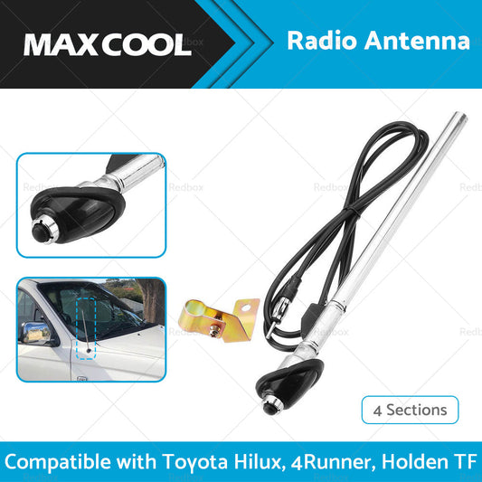 Guard Mount Radio Antenna for Toyota Hilux Manual 1989-1997