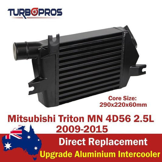 Upgrade Aluminium 60Mm Intercooler for Mitsubishi Triton MN 4D56 2.5L 2009-2015