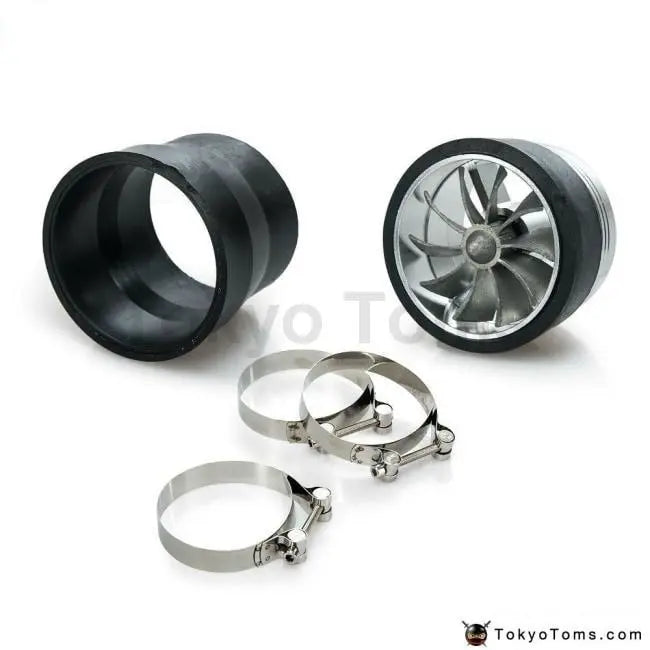 Universal Cold Feed Induction Kit & Carbon Fibre Air Intake Filter Box With Fan For BMW E46 M3/330/328/325 M52 - Tokyo Tom's