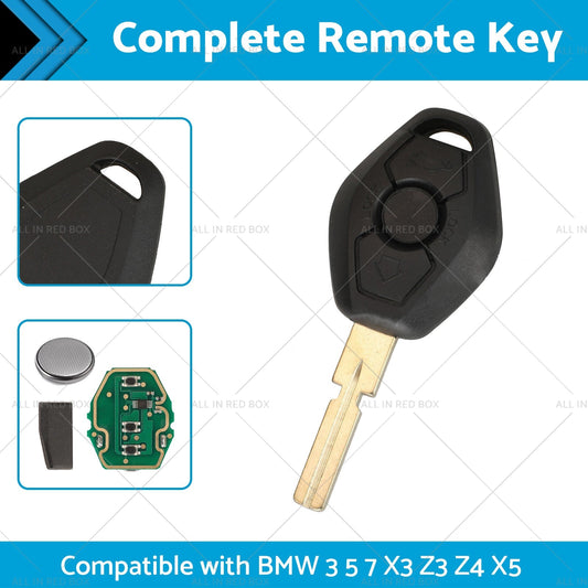 Remote Key for BMW 3 5 7 X3 Z3 Z4 X5 525 325 E38 E39 1995-2006