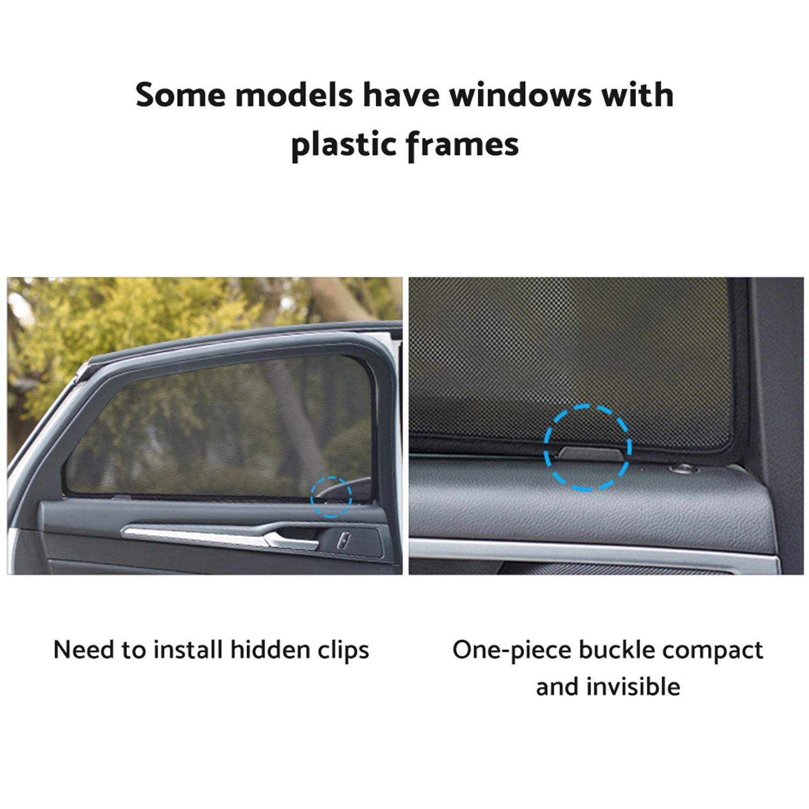 2x Triangular Car Window Sun Shades Suitable For Mazda CX-30 2019-2025 UV Protection-4