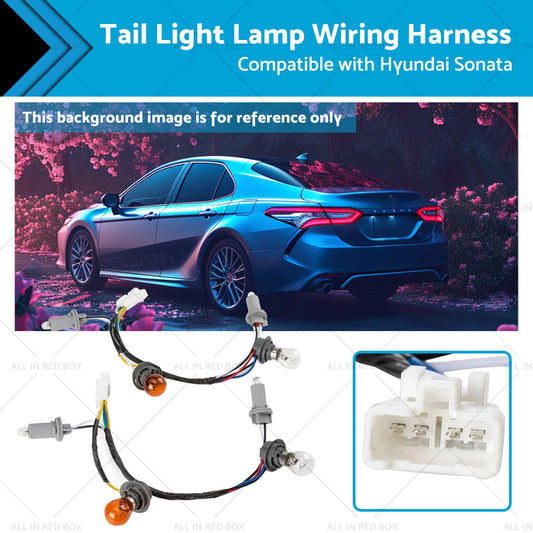 Tail Light Lamp Wiring Harness Suitable for 92450-3Q000 11-14 Hyundai Sonata-0