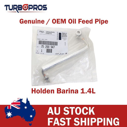 Genuine Turbo Charger Oil Feed Pipe for Holden Barina 1.4L