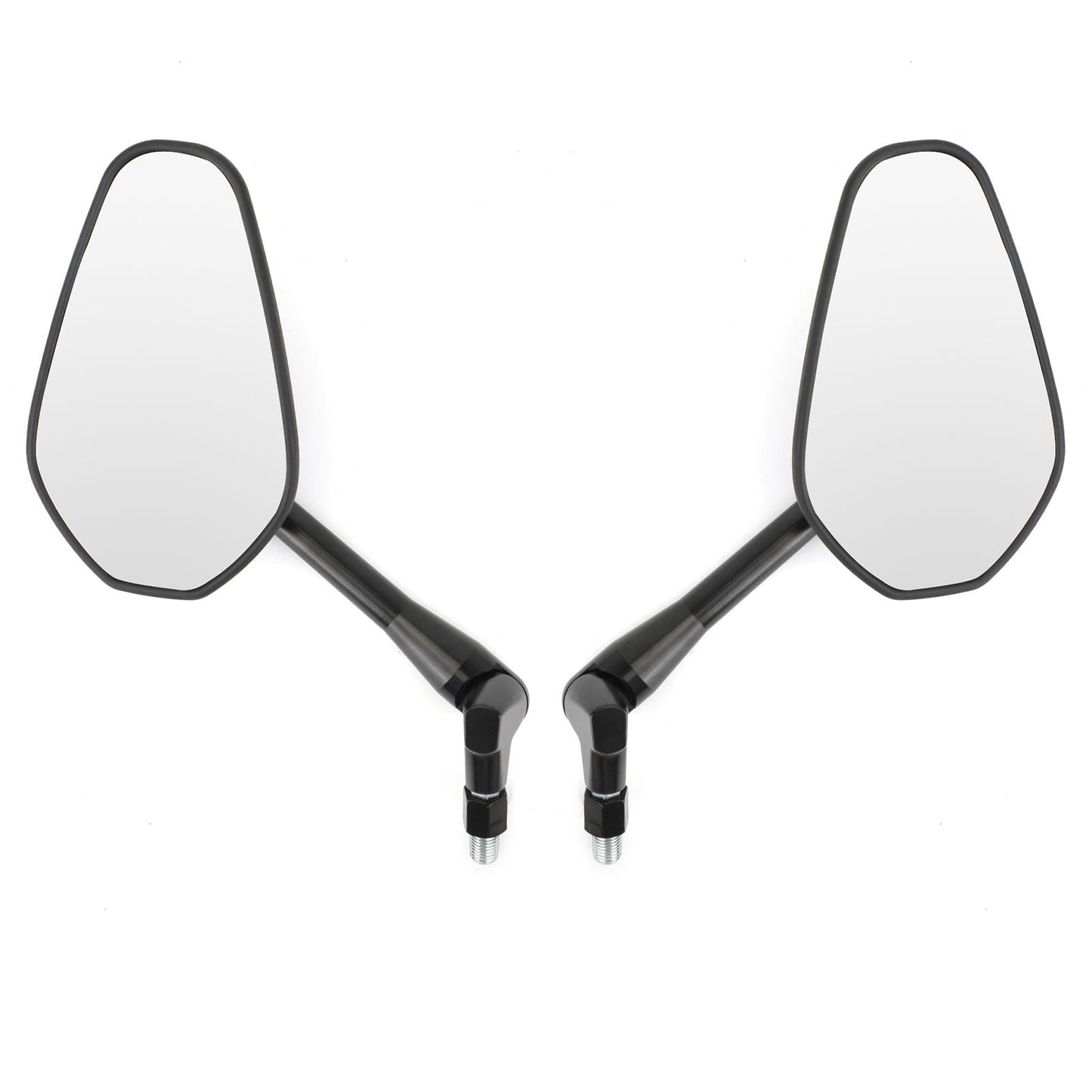 Pair M10 Rearview Mirror for Motorcycle Custom Cruiser Cafe Racer UNIVERSAL Generic