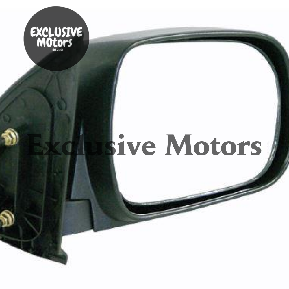 Right Hand Mirror Manual Adjust for Toyota Hilux Black (2005-2015)
