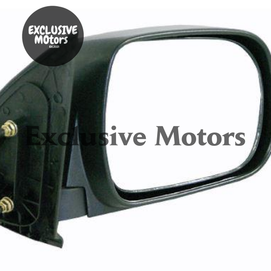 Right Hand Mirror Manual Adjust for Toyota Hilux Black (2005-2015)
