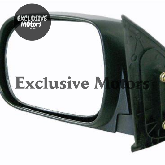 Left Hand Mirror  Black Manual for Toyota Hilux (2005-2015)