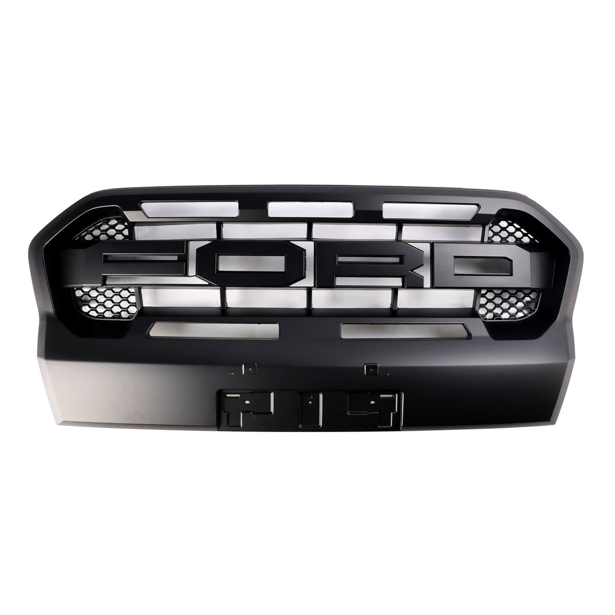 Matt Black Front Bumper Grille for Ford Ranger Raptor Style (2019-2023 ...