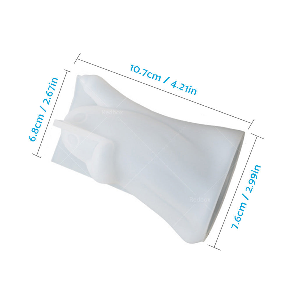 Ghost Mold Halloween Silicone With Wooden Lighted Base Suitable For DIY Resin Epoxy Casting-3