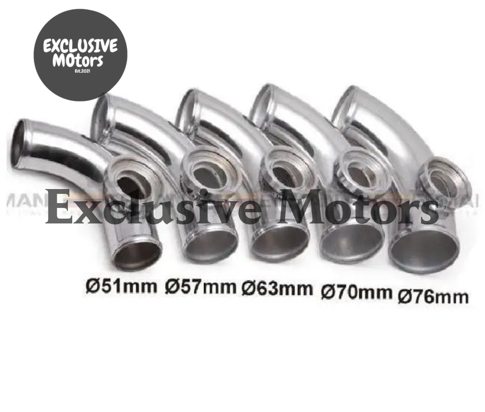 3" 76mm 90 degree Flange Pipe Fit For Type-2 II 2 Adjustable SQV BOV Blow Off Valve TK-BOV01FP76-90R - Tokyo Tom's