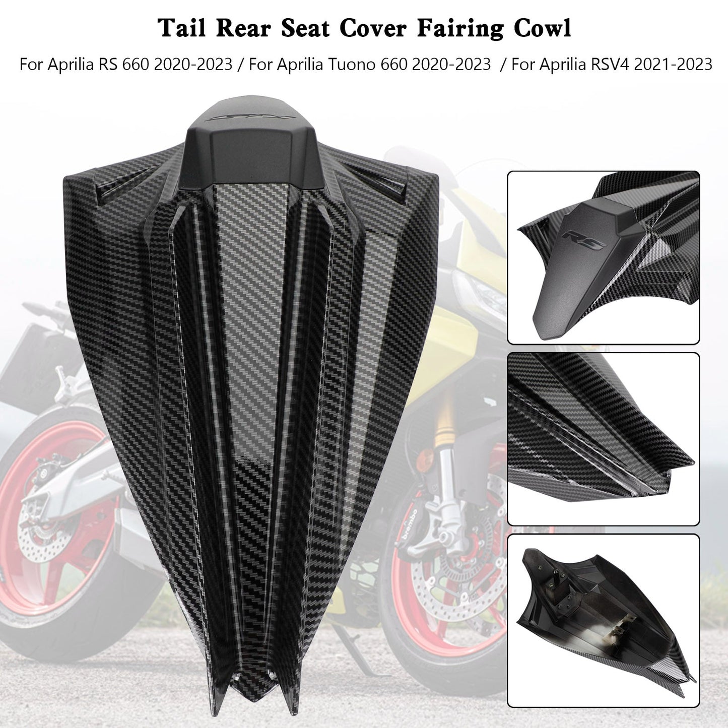 2020-2023 Aprilia RS 660 Tuono 660 Rear Seat Cover Fairing Cowl