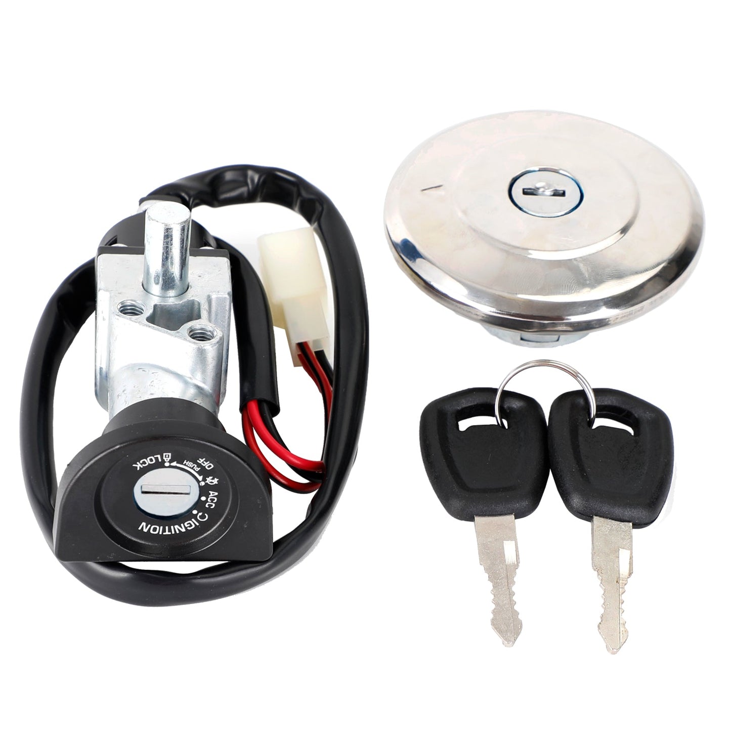 IGNITION SWITCH FUEL TANK CAP LOCK SET KEY For STREET XG500 XG750 XG750A 14-20 Generic