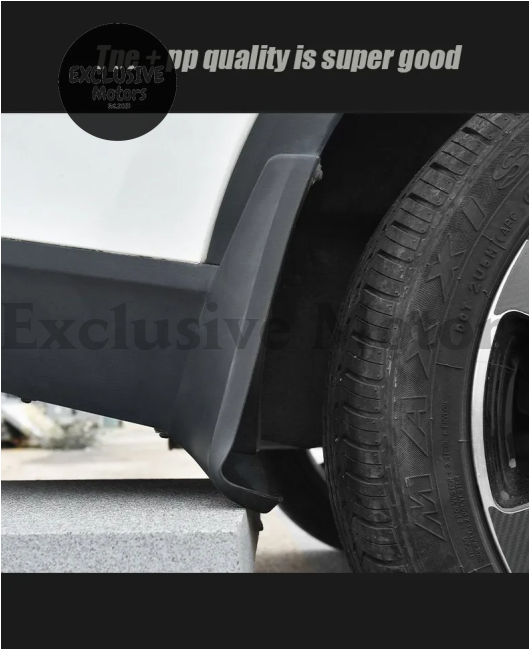 4-Piece Mud Flap Set For Great Wall Vehicles - Mudguards Fender Guards