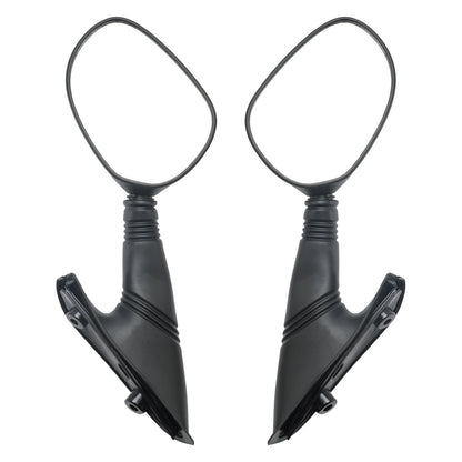 BLACK PAIR of REAR VIEW MIRRORS FOR PIAGGIO X9 125/180/200/250/500 2000-2003