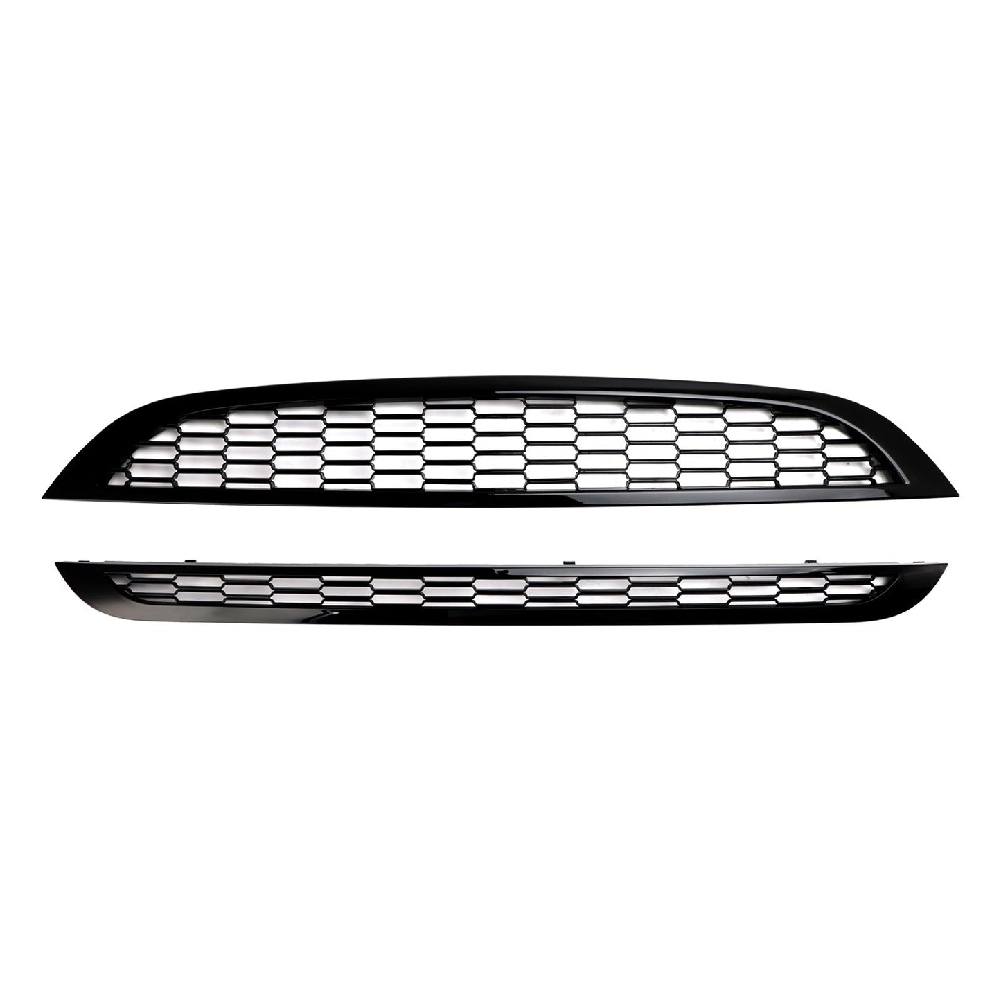 2PCS Honeycomb Mesh Front Grille for Mini Cooper R50 R52 R53 02-06