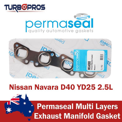 Permaseal Exhaust Manifold Gasket for Nissan Navara D40 YD25 2.5L