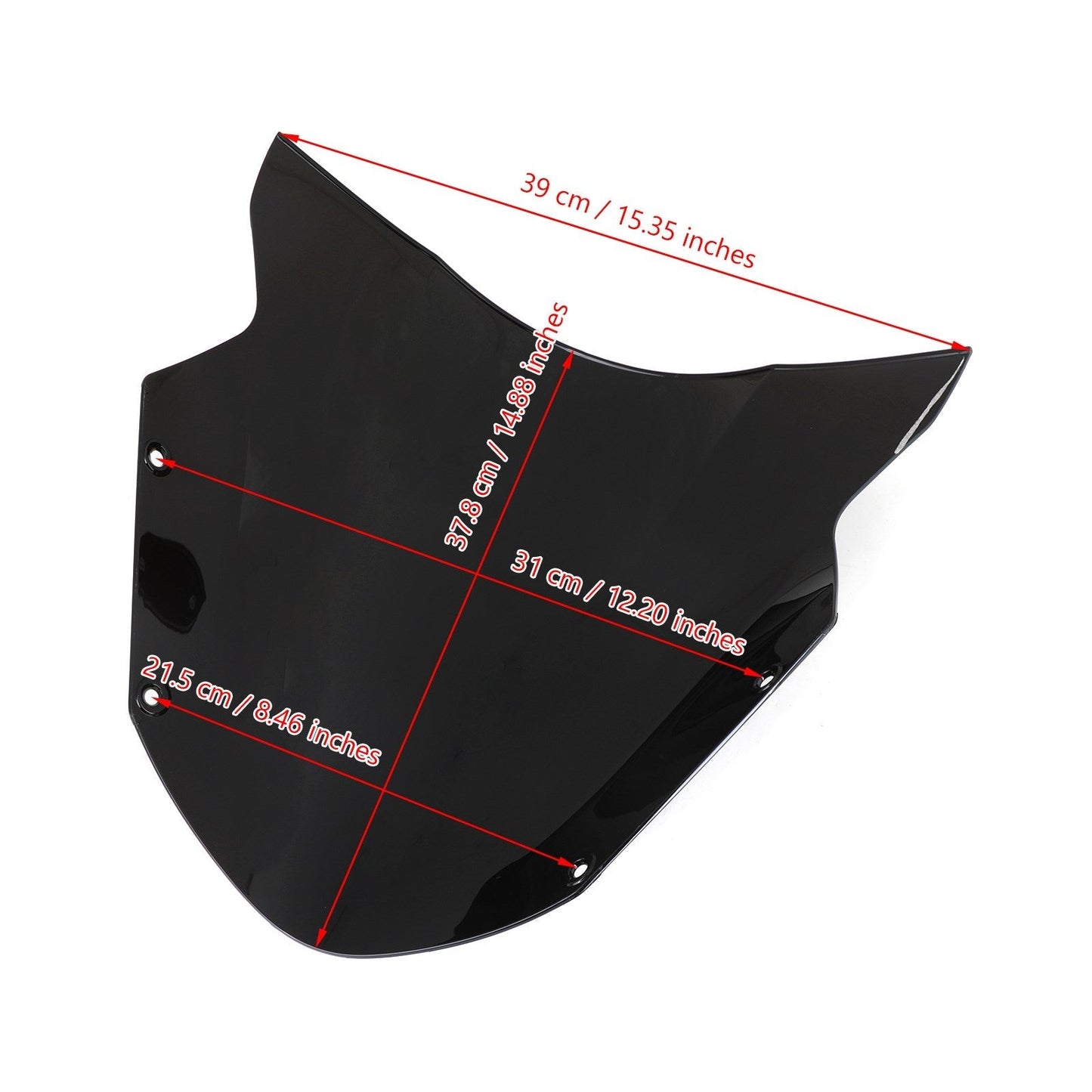 Windshield Windscreen Wind Protector for Kawasaki Ninja 650 ER6F 2009-2011 Generic