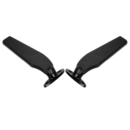 Wing Fin Spoiler Side Rearview Mirrors For Kawasaki ZX-6R Ninja ZX6R 650 01-21 Generic